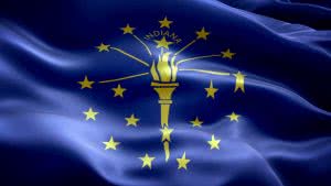 Flag of Indiana